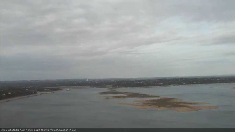 Lake Travis webcam, March 28, 2023 9:00 AM CT