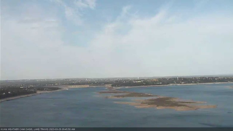 Lake Travis webcam, March 28, 2023 9:45 AM CT
