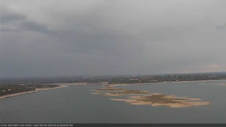 Lake Travis webcam, March 28, 2023 6:45 PM CT