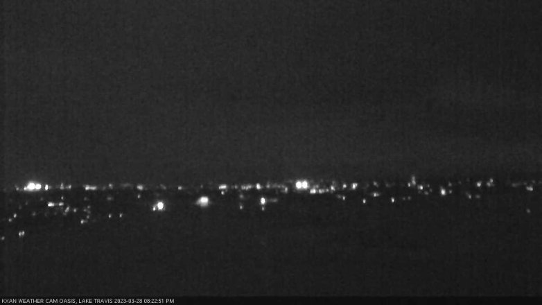 Lake Travis webcam, March 28, 2023 8:25 PM CT