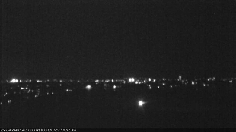 Lake Travis webcam, March 28, 2023 9:00 PM CT