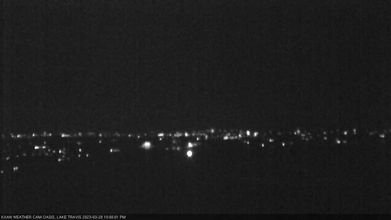 Lake Travis webcam, March 28, 2023 10:00 PM CT