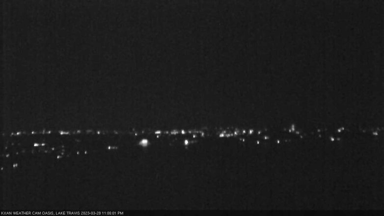 Lake Travis webcam, March 28, 2023 11:00 PM CT