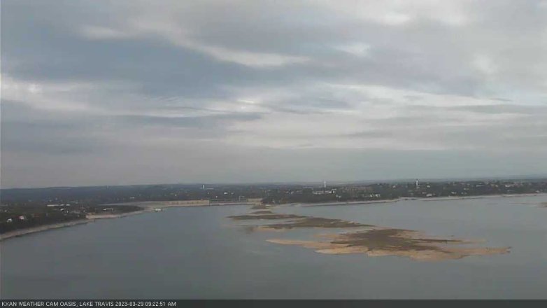 Lake Travis webcam, March 29, 2023 9:25 AM CT