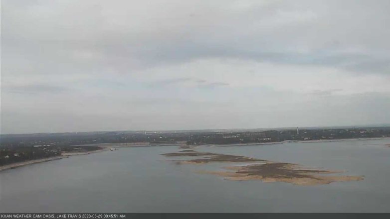 Lake Travis webcam, March 29, 2023 9:45 AM CT