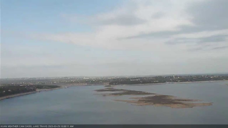 Lake Travis webcam, March 29, 2023 10:00 AM CT