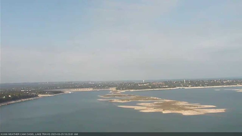 Lake Travis webcam, March 29, 2023 10:25 AM CT