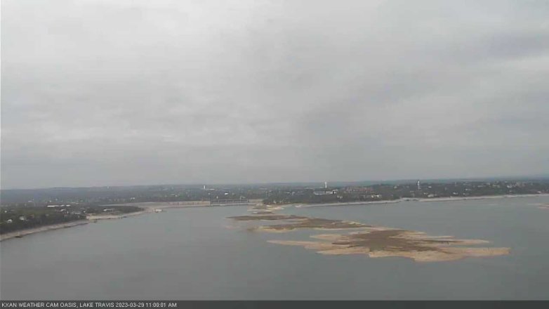 Lake Travis webcam, March 29, 2023 11:00 AM CT