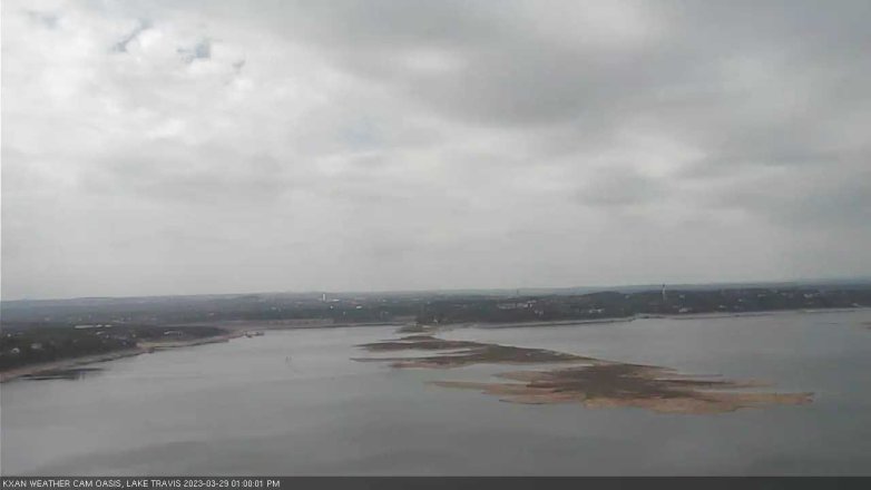 Lake Travis webcam, March 29, 2023 1:00 PM CT