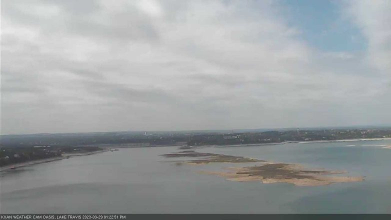 Lake Travis webcam, March 29, 2023 1:25 PM CT
