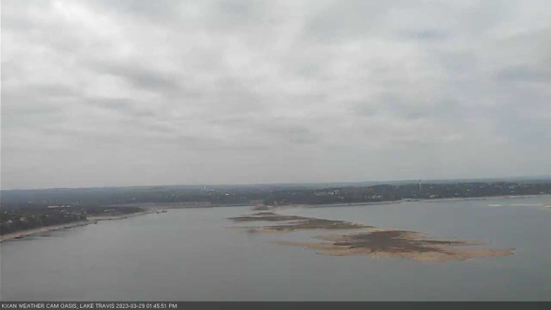 Lake Travis webcam, March 29, 2023 1:45 PM CT