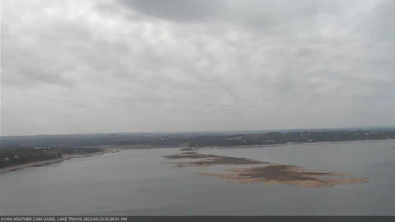 Lake Travis webcam, March 29, 2023 2:00 PM CT