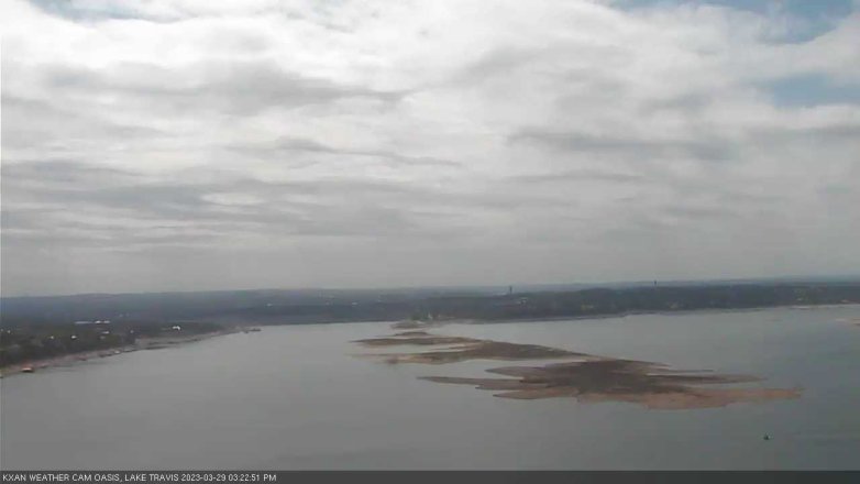 Lake Travis webcam, March 29, 2023 3:25 PM CT