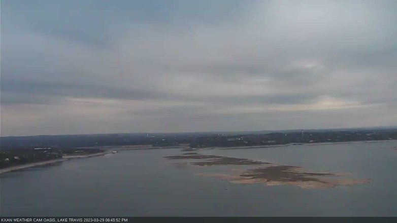Lake Travis webcam, March 29, 2023 6:45 PM CT