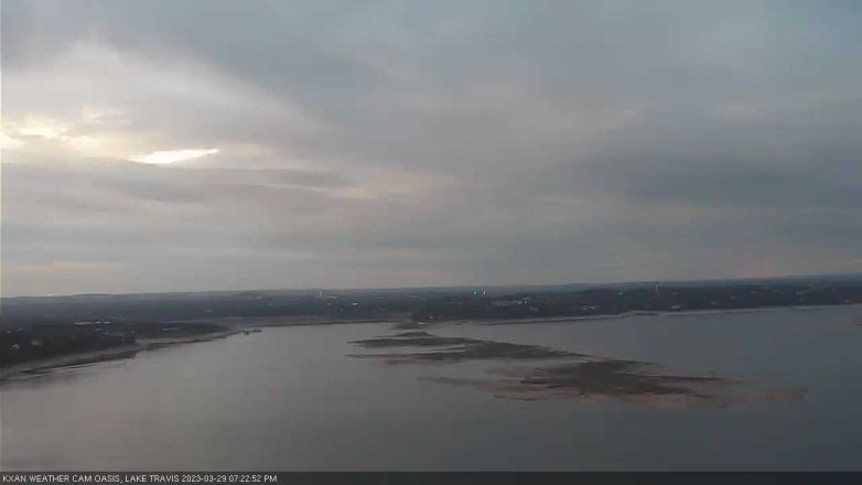 Lake Travis webcam, March 29, 2023 7:25 PM CT