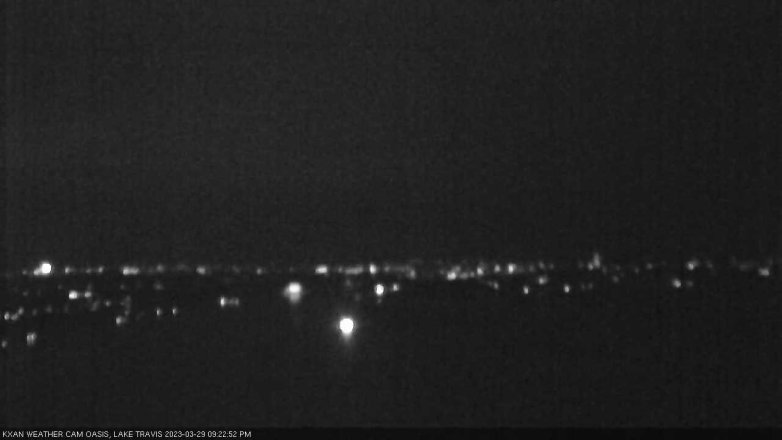 Lake Travis webcam, March 29, 2023 9:25 PM CT
