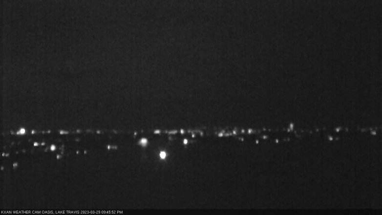 Lake Travis webcam, March 29, 2023 9:45 PM CT