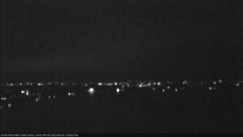 Lake Travis webcam, March 29, 2023 11:00 PM CT