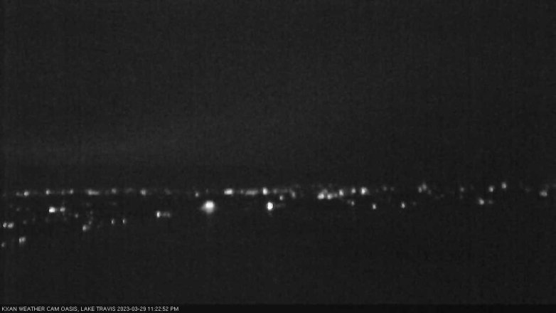 Lake Travis webcam, March 29, 2023 11:25 PM CT