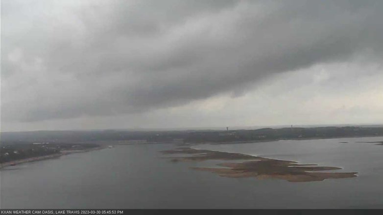 Lake Travis webcam, March 30, 2023 5:45 PM CT