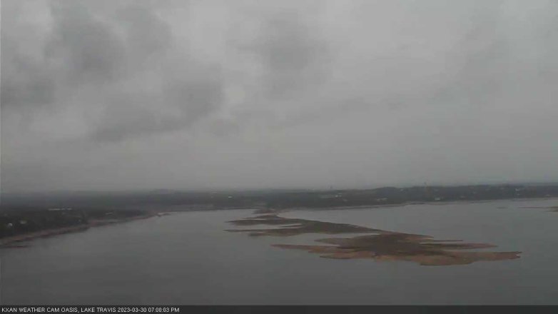 Lake Travis webcam, March 30, 2023 7:00 PM CT