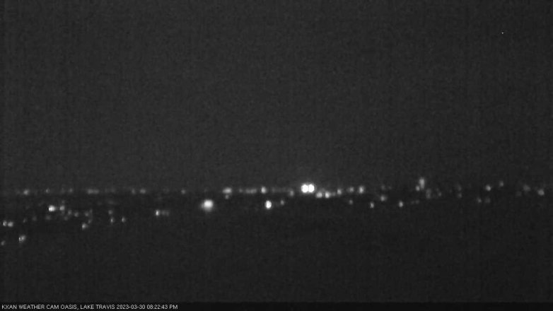 Lake Travis webcam, March 30, 2023 8:25 PM CT