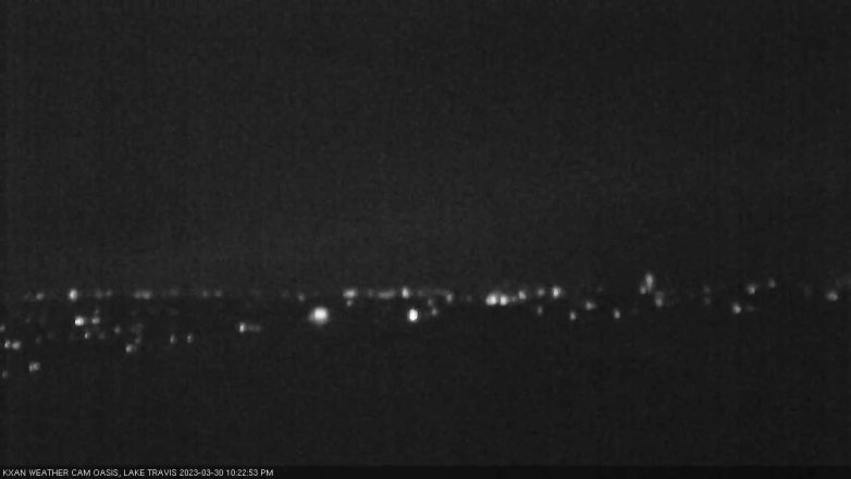 Lake Travis webcam, March 30, 2023 10:25 PM CT