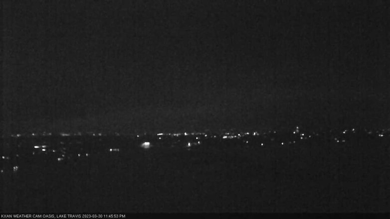 Lake Travis webcam, March 30, 2023 11:45 PM CT