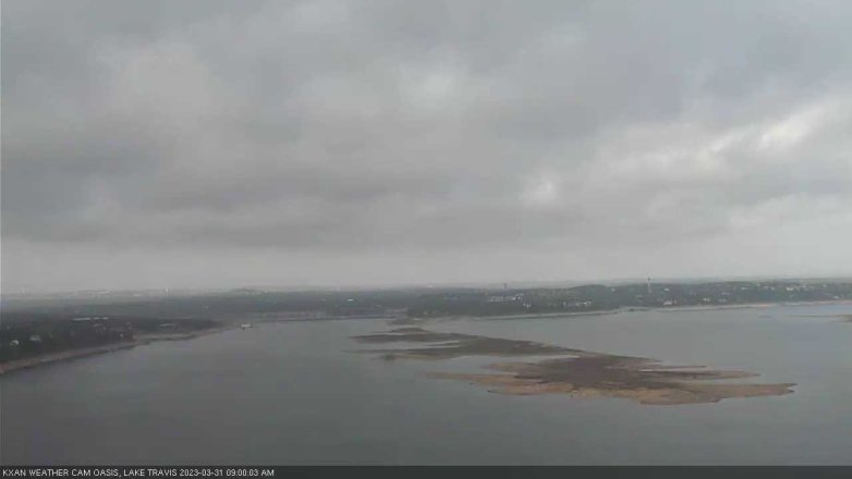 Lake Travis webcam, March 31, 2023 9:00 AM CT