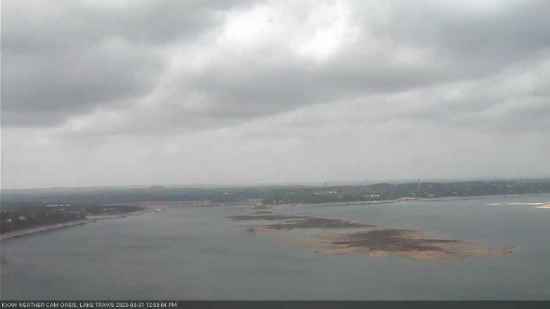 Lake Travis webcam, March 31, 2023 12:00 PM CT