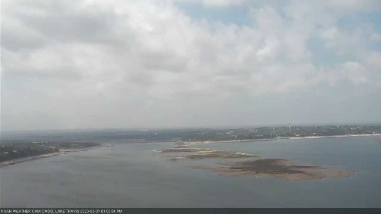 Lake Travis webcam, March 31, 2023 1:00 PM CT