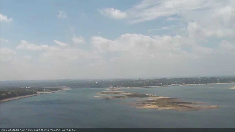 Lake Travis webcam, March 31, 2023 1:25 PM CT