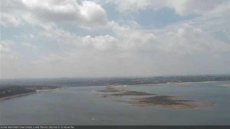 Lake Travis webcam, March 31, 2023 1:45 PM CT