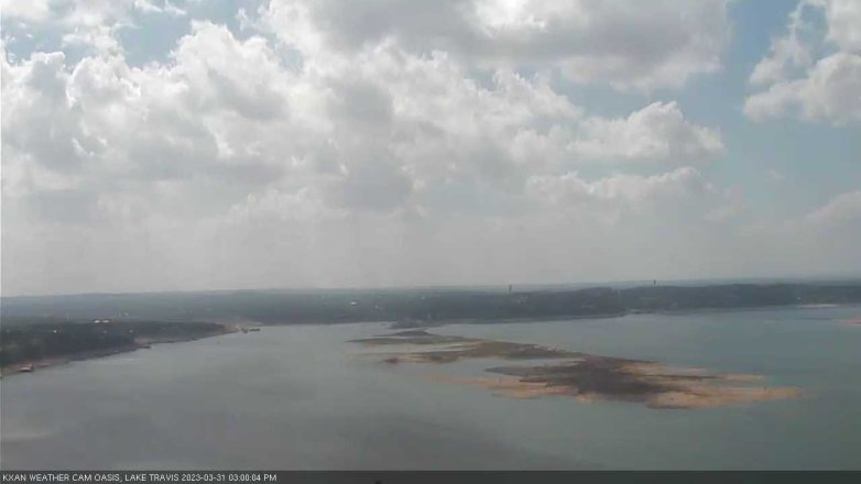 Lake Travis webcam, March 31, 2023 3:00 PM CT