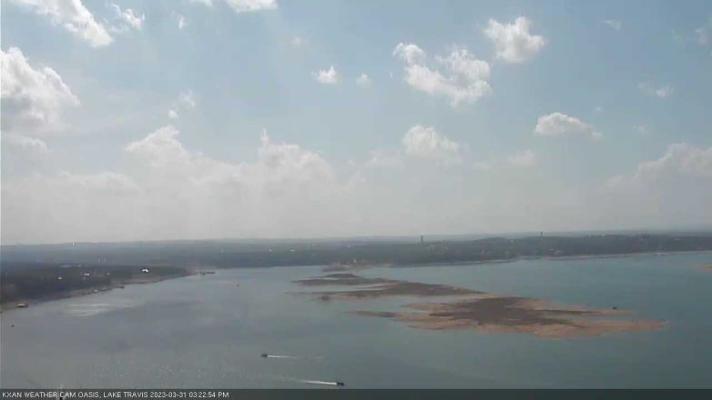 Lake Travis webcam, March 31, 2023 3:25 PM CT