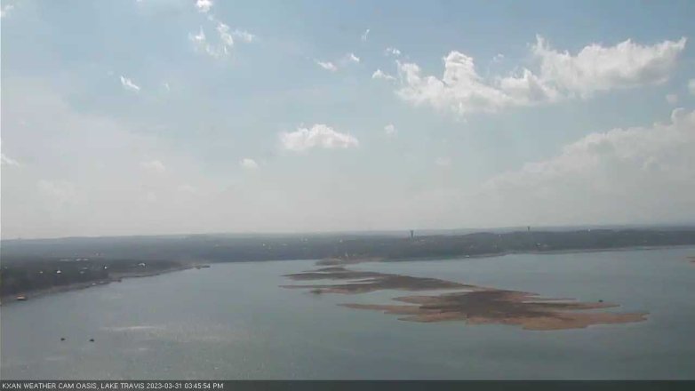 Lake Travis webcam, March 31, 2023 3:45 PM CT