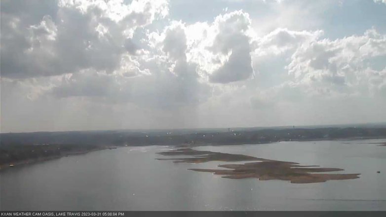 Lake Travis webcam, March 31, 2023 5:00 PM CT