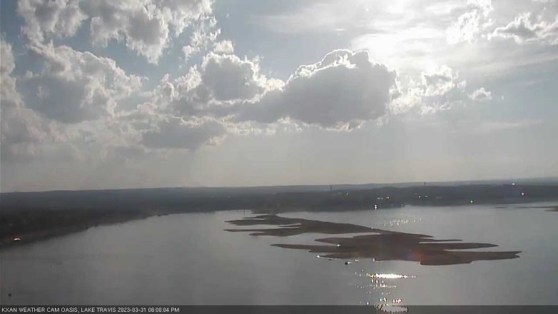 Lake Travis webcam, March 31, 2023 6:00 PM CT
