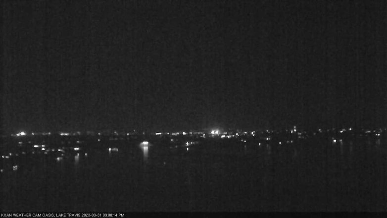 Lake Travis webcam, March 31, 2023 9:00 PM CT