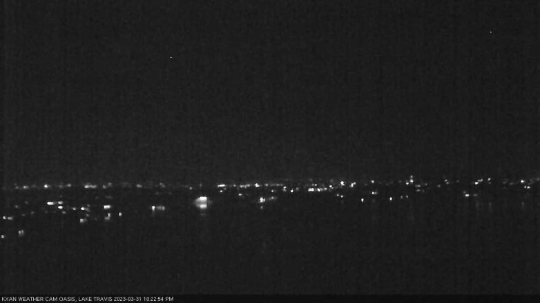 Lake Travis webcam, March 31, 2023 10:25 PM CT