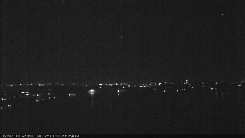 Lake Travis webcam, March 31, 2023 11:25 PM CT