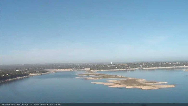 Lake Travis webcam, April 1, 2023 10:00 AM CT