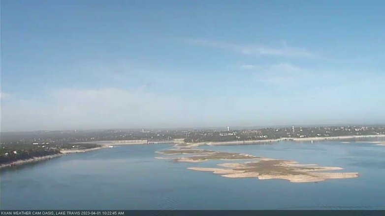 Lake Travis webcam, April 1, 2023 10:25 AM CT