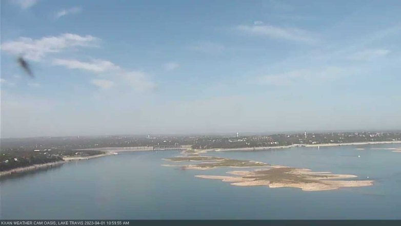 Lake Travis webcam, April 1, 2023 11:00 AM CT