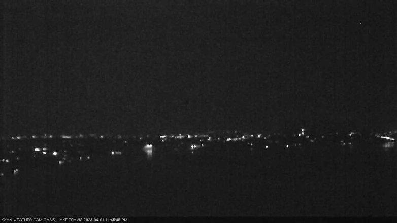 Lake Travis webcam, April 1, 2023 11:45 PM CT