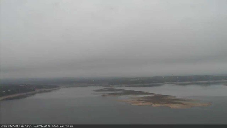 Lake Travis webcam, April 2, 2023 9:25 AM CT