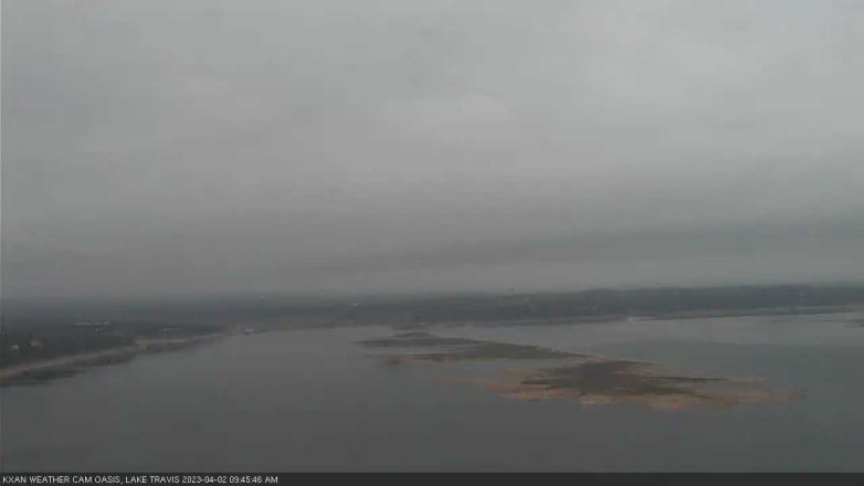 Lake Travis webcam, April 2, 2023 9:45 AM CT