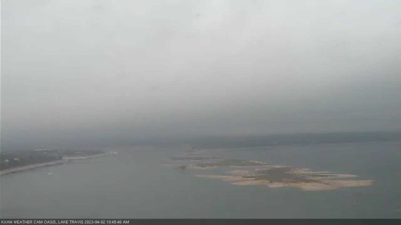 Lake Travis webcam, April 2, 2023 10:45 AM CT