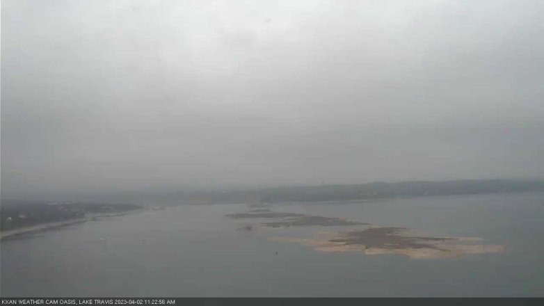 Lake Travis webcam, April 2, 2023 11:25 AM CT