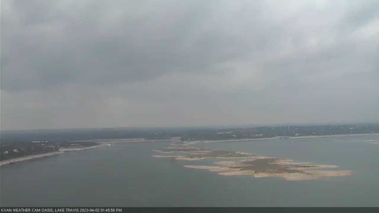 Lake Travis webcam, April 2, 2023 1:45 PM CT